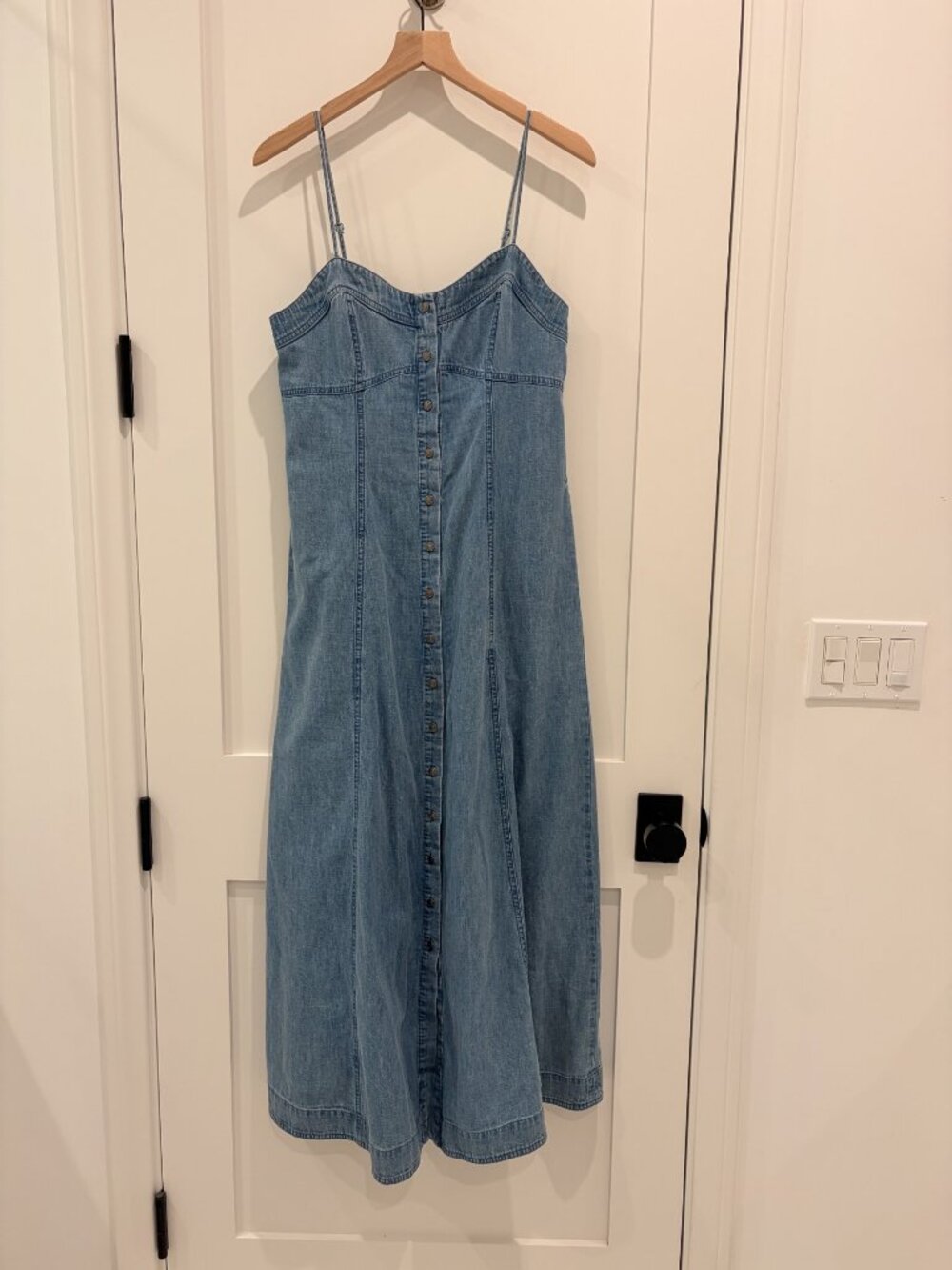 Free People Denim Maxi Dress - Picture 5 of 10